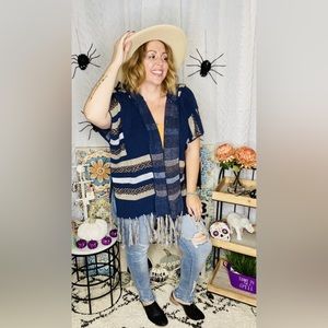 Boho‎ poncho